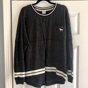 PINK Gray and white Spirit Jersey